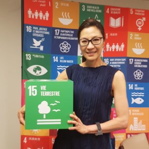 UNDP Goodwill Ambassador Michelle Yeoh at the High-Level Political Forum in New York 2018. ©UNECE/FAO