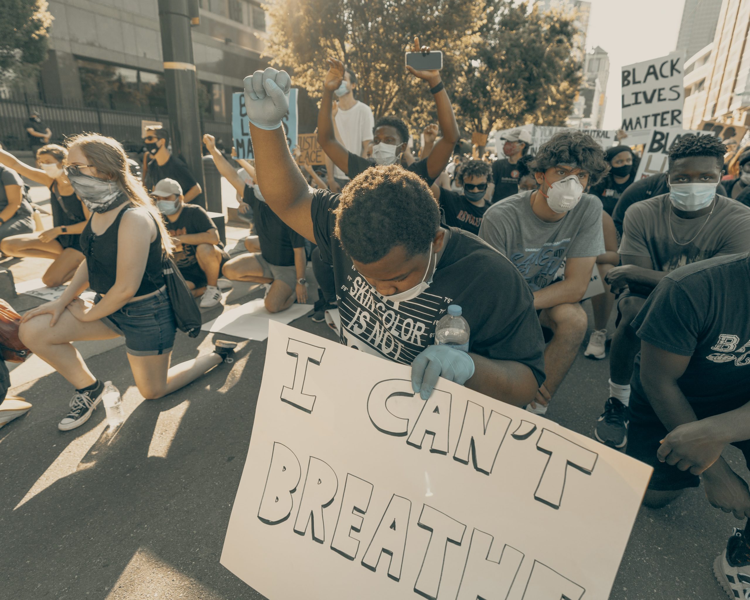 Clay banks, Protests in North Carolina