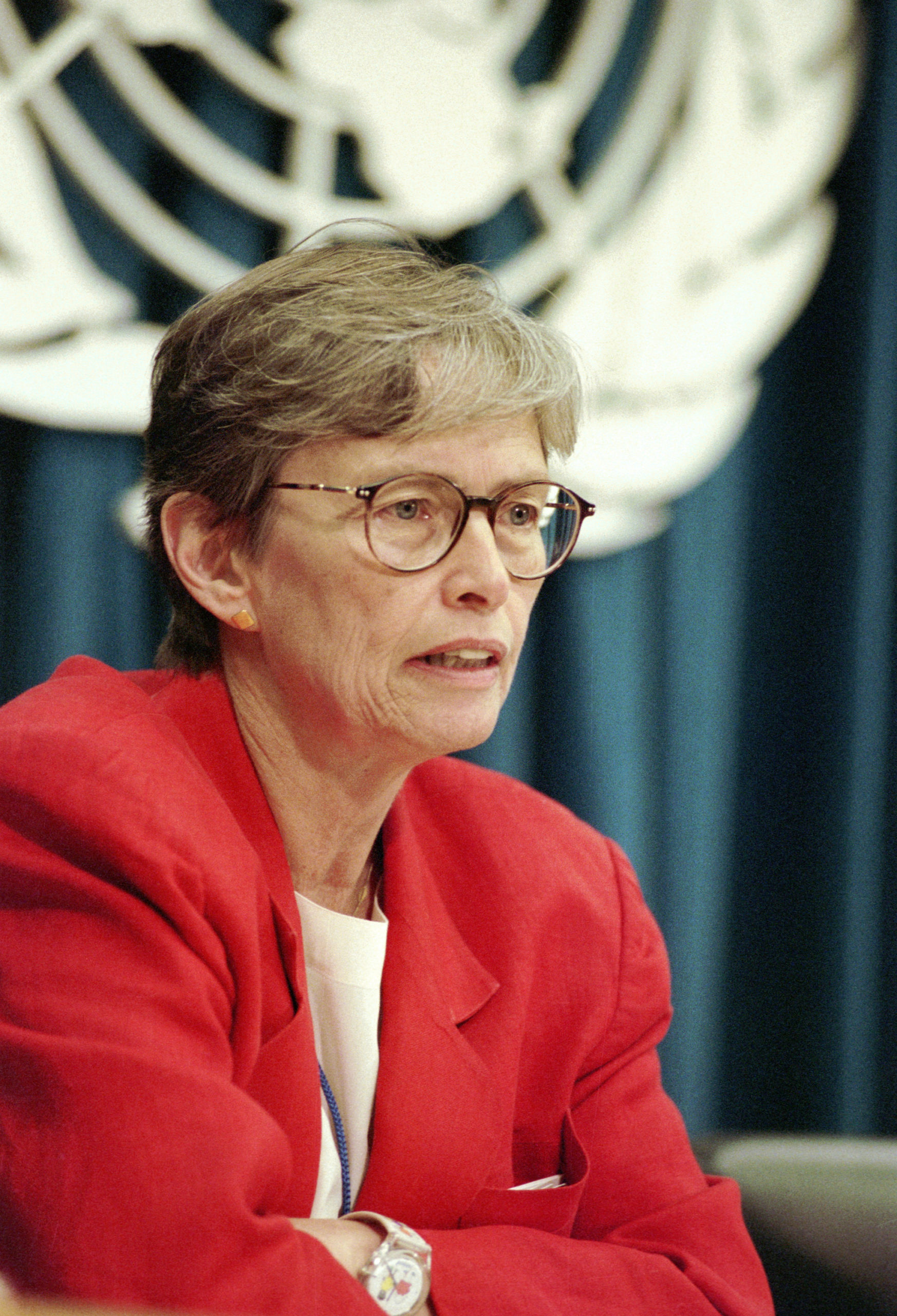 Carol Bellamy, Directrice du Fonds des Nations Unies pour l’enfance (UNICEF) de 1995 à 2005. © UN photo/ Eskinder Debebe