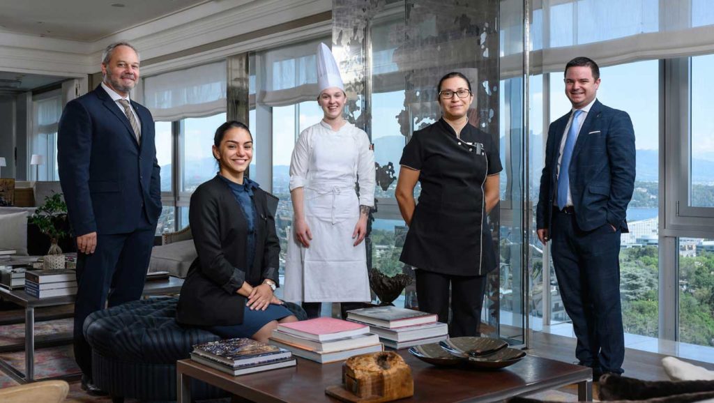 Hôtel InterContinental Genève team. Copyright: François Wavre