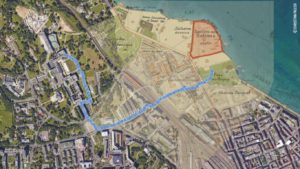 Google satellite imagery of Geneva overlaid with a historic map from the League of Nations Library Map Collection (LON-G6044.G3 1928 .A83) and GPS data: mapping relationships between past and present using modern GIS technology