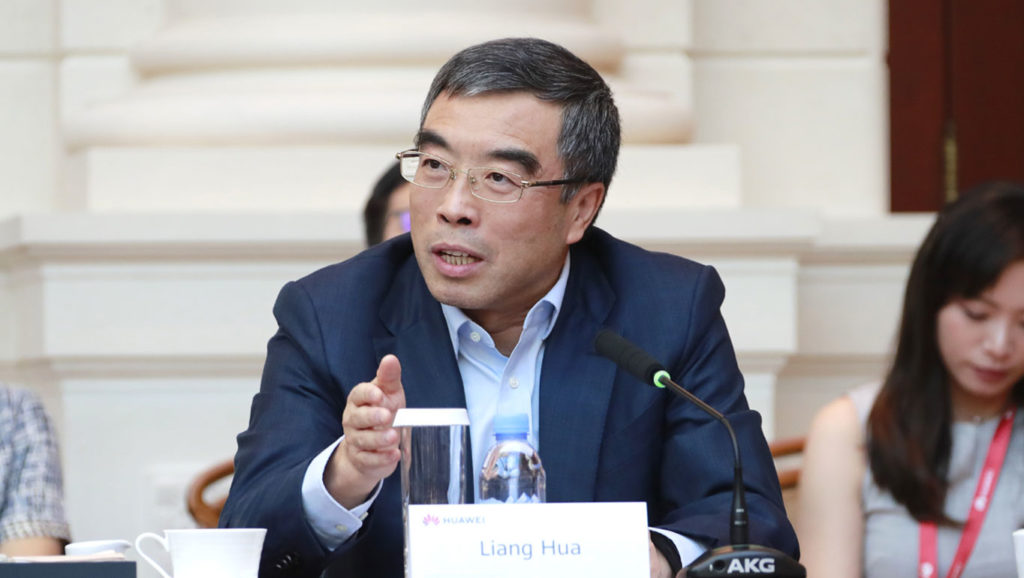 Dr Liang Hua is the Chairman of Huawei Technologies